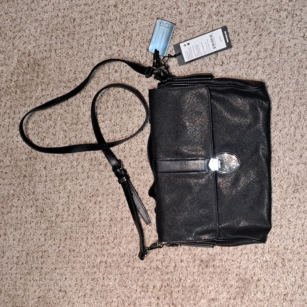 NWT TUMI Andria Compact Crossbody with security lock, $345.00